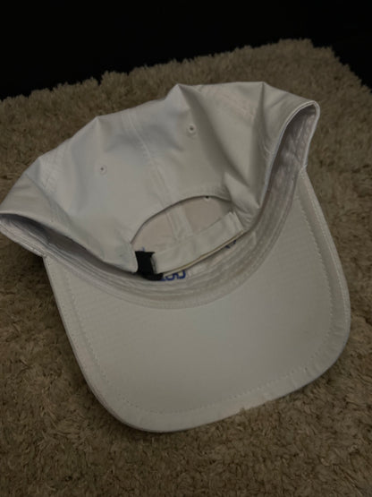 White A-J Wildcat Golf Adjustable Cap