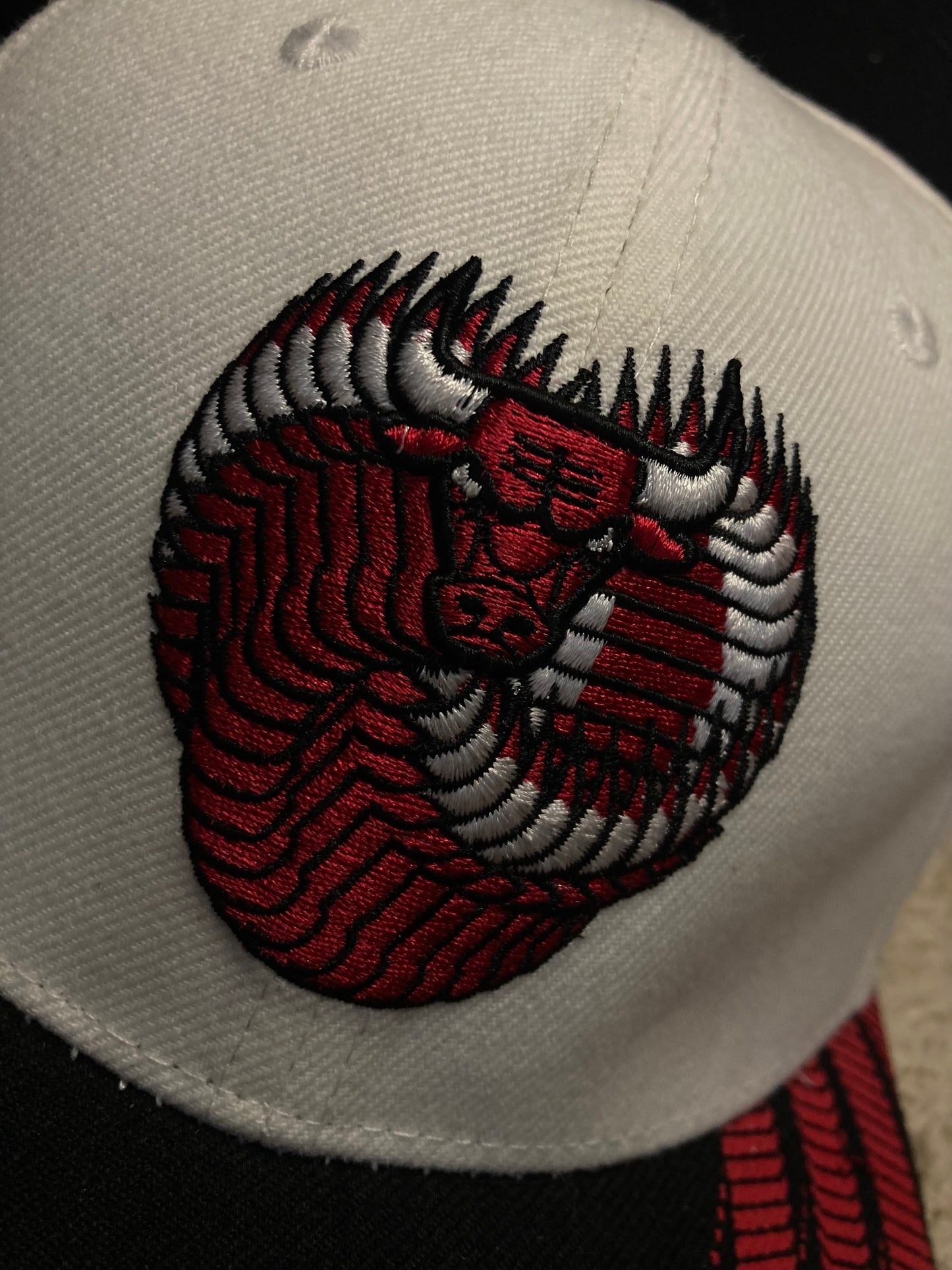 Vintage Chicago Bulls Snapback Hat – Bold Red & White Design