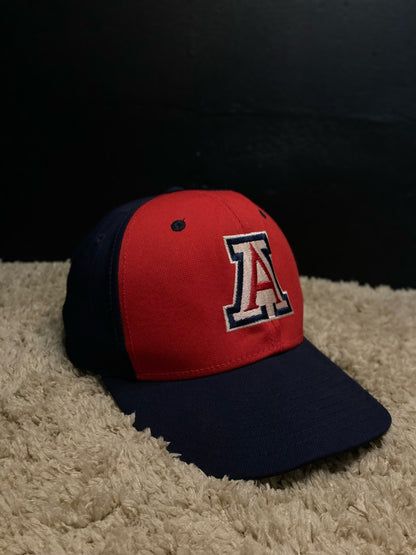 Red and Navy Champro Baseball Cap with Bold “A” Logo