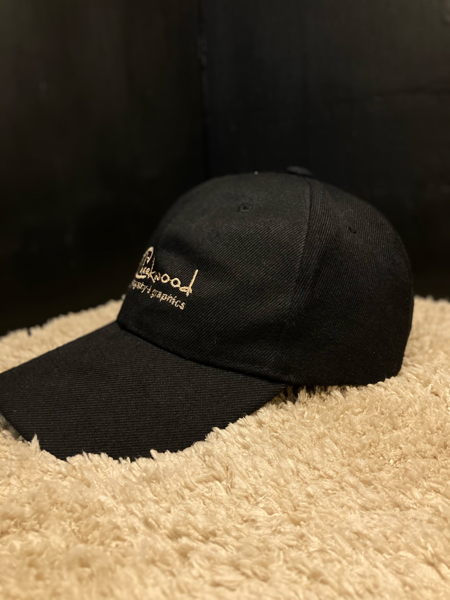 Black Custom Embroidered Cap “Cheekwood” Design