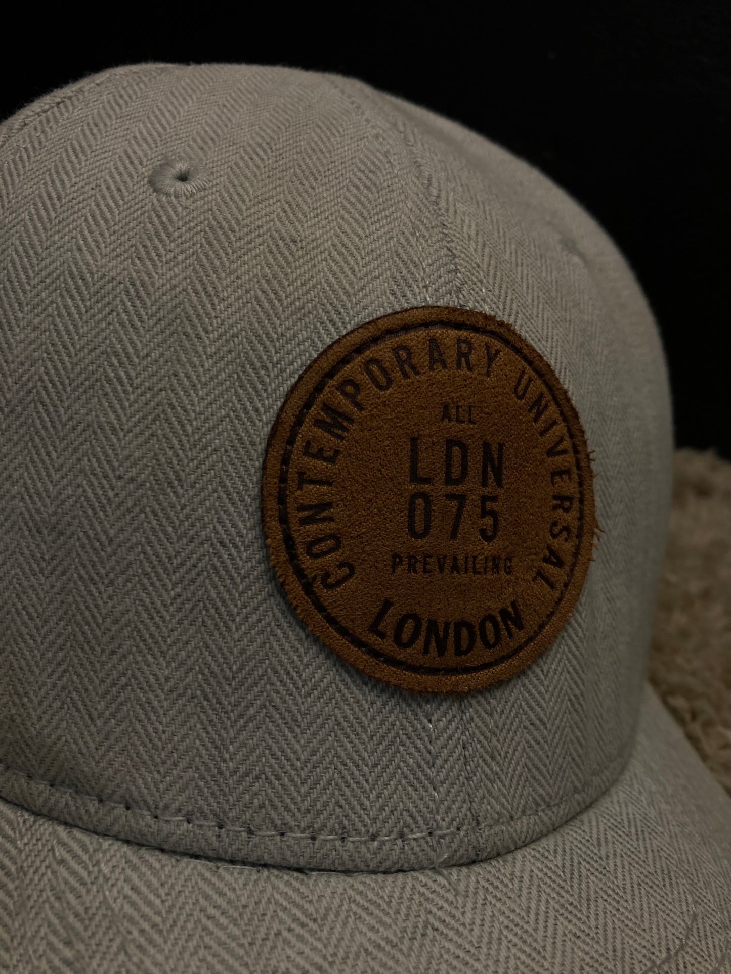 Minimalist Herringbone London Cap